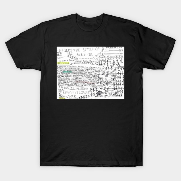 The history battle of bunker Hill T-Shirt by Jasontoyhunterz